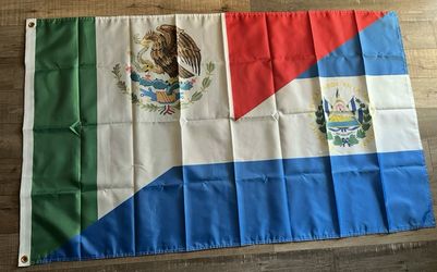 Mexico El Salvador flag