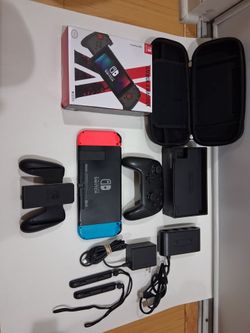 Nintendo Switch Package, generation 1 V2, serial number XKW-, Hac-001(-01) console