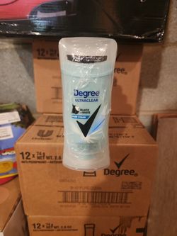 Lot Of 3 Degree UltraClear Black+White Pure Clean Antiperspirant Deodorant Stick, 2.6 oz each