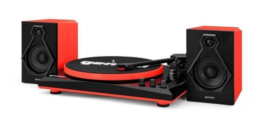 Gemini Sound TT-900BR Stereo Turntable System - Black/Red