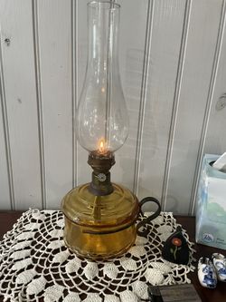Antique Oil Lamp 