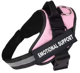 Emotional Support Dog Harness Light Pink Vest