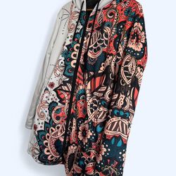 Floral Print Hoodie 