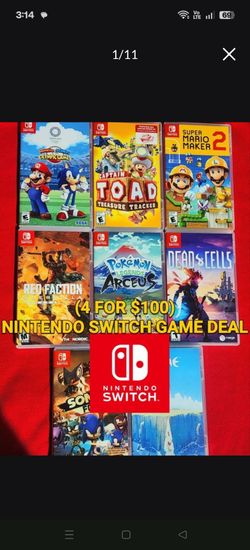 Nintendo Switch Game Deal ( 4 For $100 )