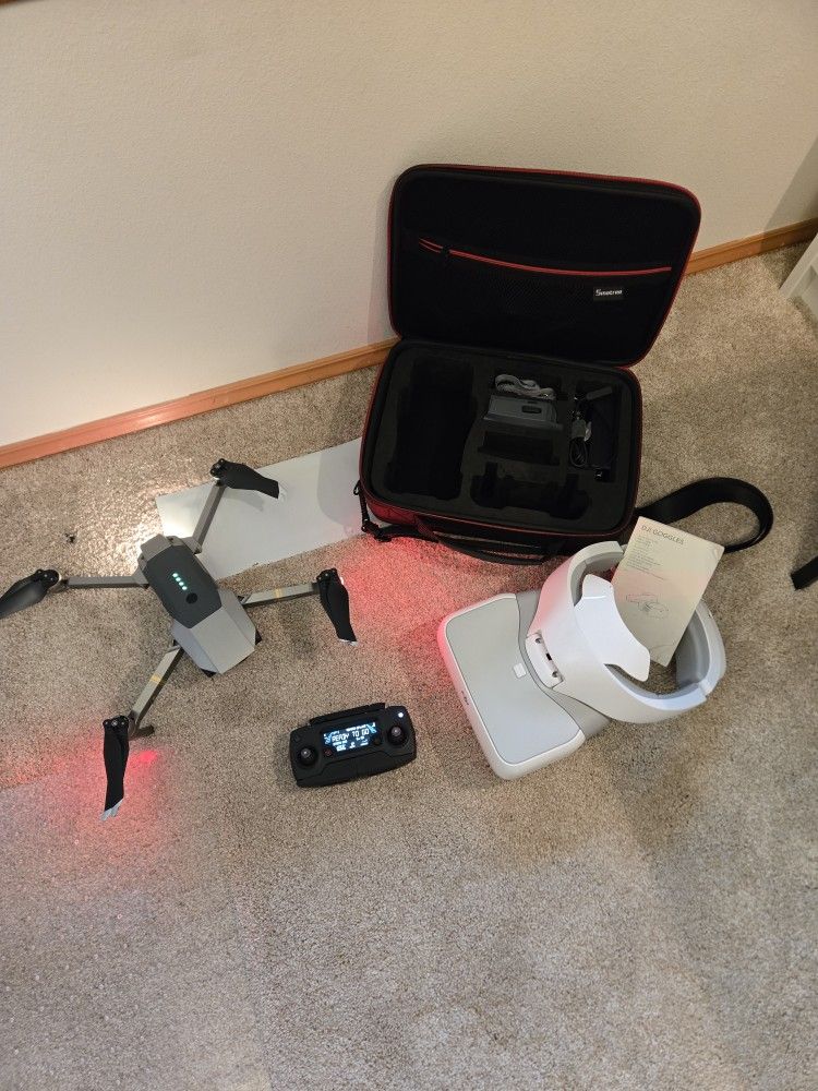 DJI Mavic Pro Platinum Drone With FREE GOGGLES