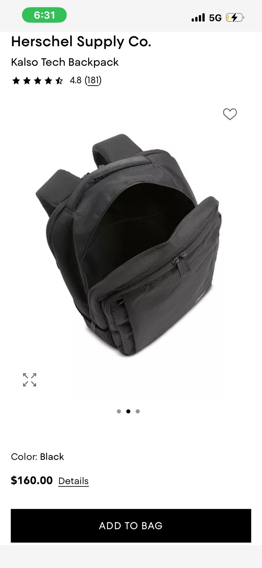 Herschel Tech Backpack