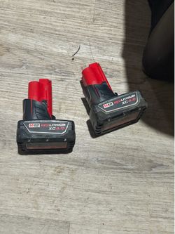 Milwaukee batteries