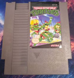 Teenage Mutant Ninja Turtles TMNT For Nintendo NES 1989 Authentic Game Cartridge