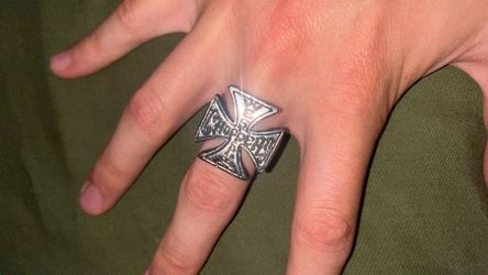 Sterling Silver Westcoast Cross Choppers Ring