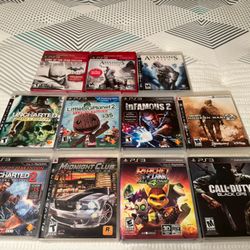 Bundle Of 11 PS3 Games