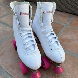 Quad Roller Skates - CHICAGO Skates Premium White Indoor/Outdoor Quad Roller Skates