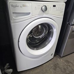 WHIRLPOOL DUET WHITE STEAM FRONT LOAD WASHER EXTRA LARGE CAPACITY 