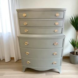 Vintage Green Dresser 