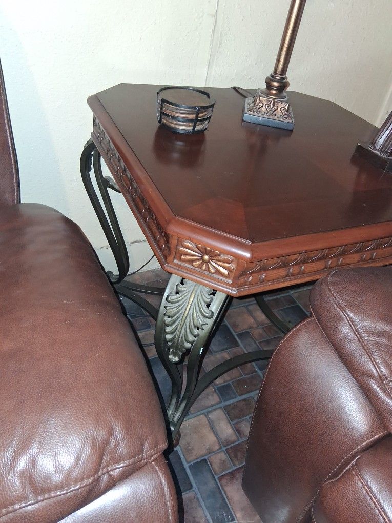 Coffee Table And 2 End Tables