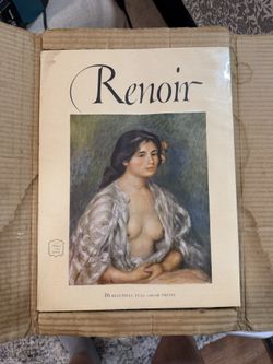 Vintage 1953 Renoir Art Portfolio – 15 Full-Color Prints by Harry N. Abrams