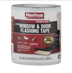 Nashua Tape 6 in. x 50 ft. x 20 mil Window and Door Flashing Tape