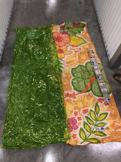 Float Mats green orange flowers bundle