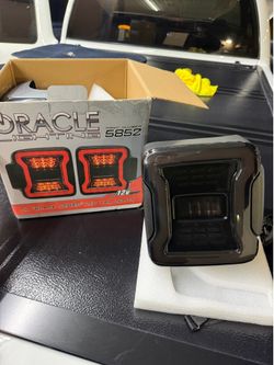 Oracle tinted LED Taillights for jeep