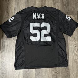 Men’s Nike Raiders Khalil Mack #52 Jersey Size 56