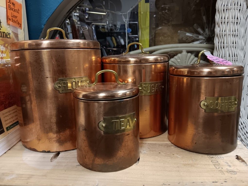 Four Canisters for Storage