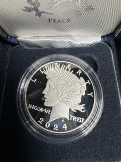 2024-S Peace Silver Dollar Proof – US Mint Box & COA