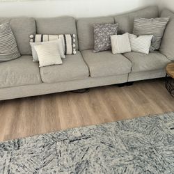 Couch and Corner Cushion  For Sale 