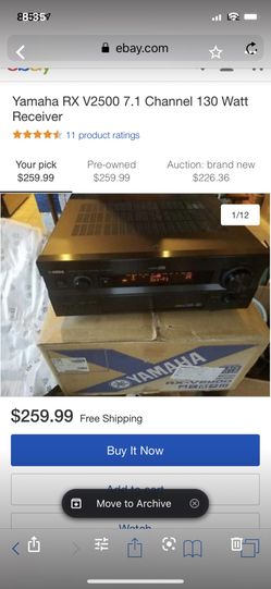 Yamaha receiver RX V 2500 7.1