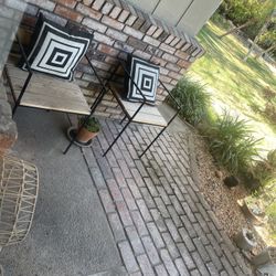 Pair Modern Handcrafted Chairs 