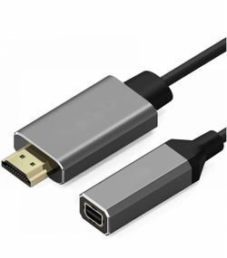 HDMI to Mini for Display Port Converter Adapter Cable 4K X 2K HDMI Male to Female Video Cable