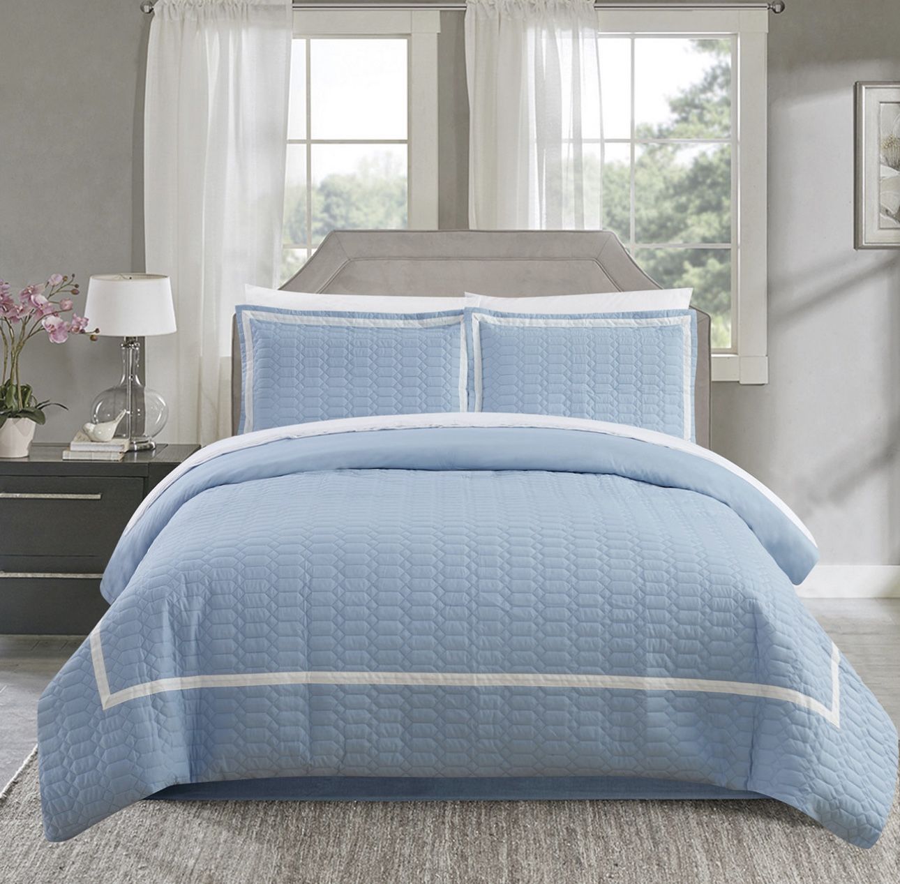 Faige 3 piece duvet set king size