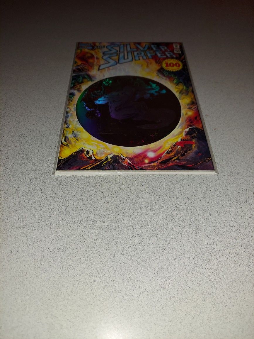 1995 THE SILVER SURFER #100 COMIC BAGGED AND BOARDED