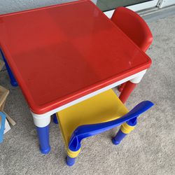 Kids small Table And 2 Chairs