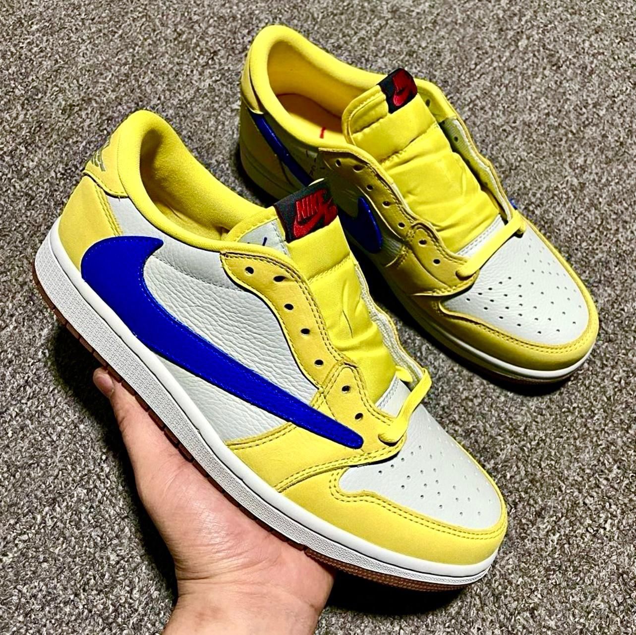 Travis Scott x Air Jordan 1 Retro Low SP 'Canary'