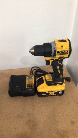 Dewalt 20v Brushless Atomic series Drill with 6.0 Ah Battery & Charger