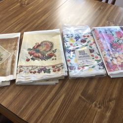 PLASTIC TABLE COVERS