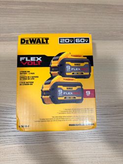DeWalt FlexVolt 20V/60V 9Ah Battery 2-Pack