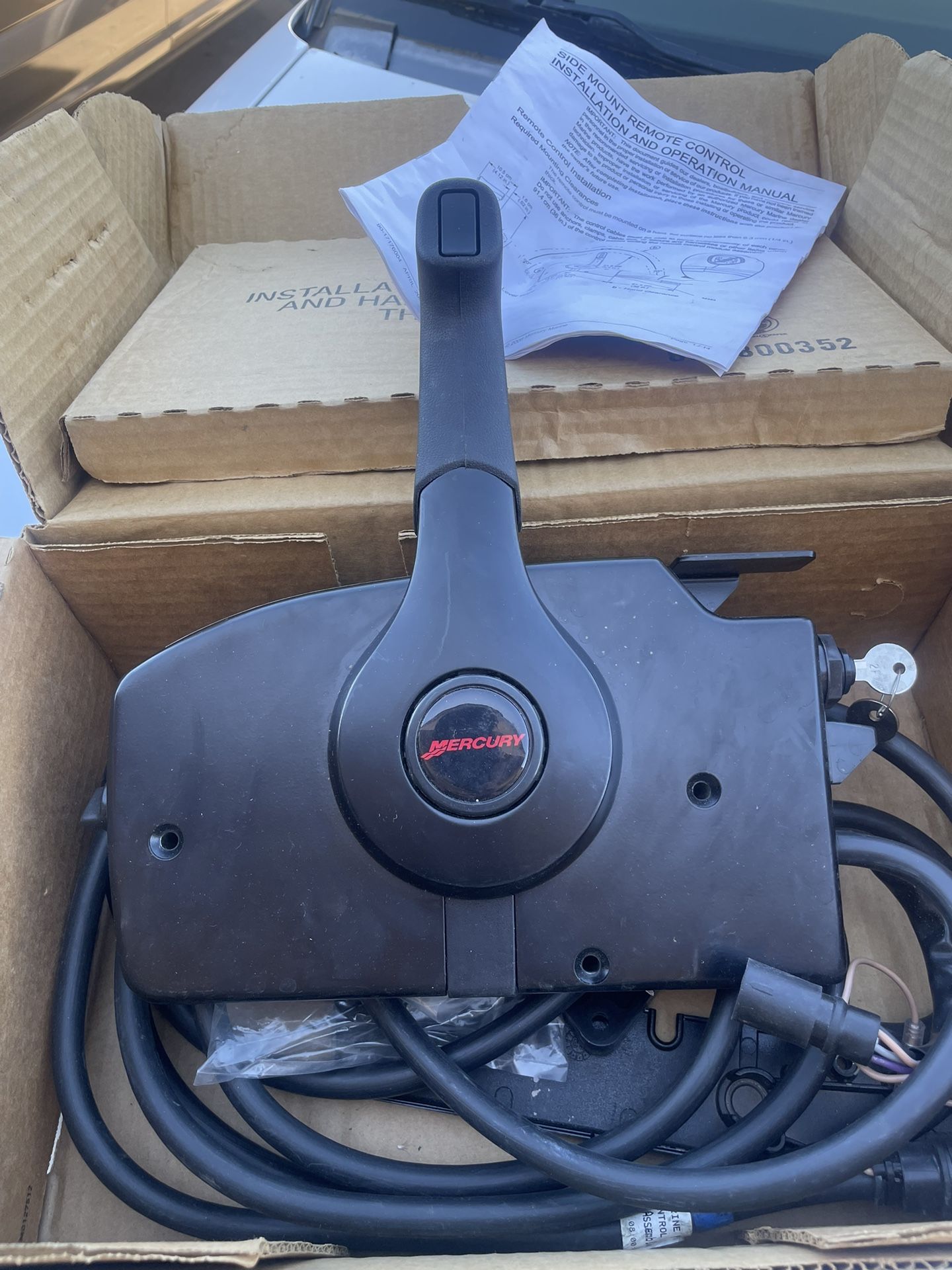 Mercury Throttle And Shift Control