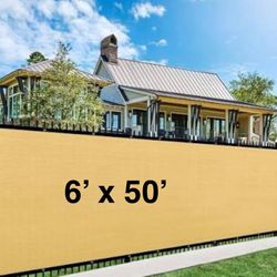 FENCE SCREEN 6 X 50 Privacy Screen - 6x50 BEIGE