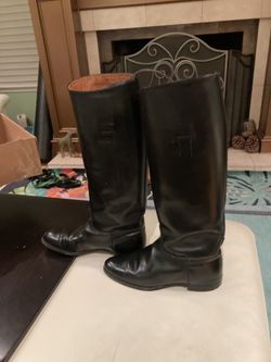 Vintage Leather Women’s Riding Boots-Worn Once.