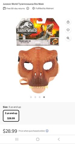 Jurassic World Tyrannosaurus Rex Mask 
