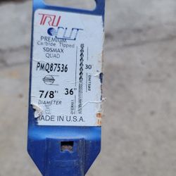 Drill Bit For Concrete 7/8 x 36 inch SDS MAX