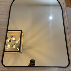 Arched Wall Mirror 24” X 36” 