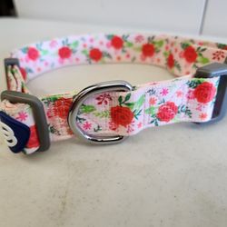 Floral Print Dog Collar