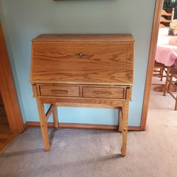 Fold Top Secretary Desk - Vintage 