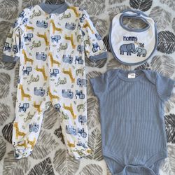 Chick Pea 3-6 Months Baby Boy Outfit 