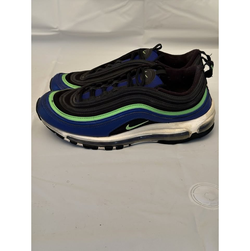 Mens Nike Air Max 97 Casual Shoes Royal Blue/Neon Green #CW5419-400 Men’s Sz 9.5