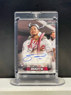 ⚾️2024 Topps Stadium Club⚾️ NOELVI MARTE  CINCINNATI 🔴 REDS [RC] 🔥ROOKIE AUTOGRAPH 🔥