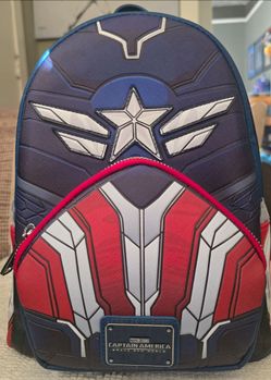 NWT Disney Parks Loungefly Captain America Brave New World Backpack