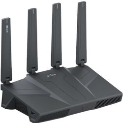 GL.iNet GL-BE6500 (Flint 3e) WiFi 7 Router, High-Speed WiFi Router for Wireless Internet w/VPN, 5 x 2.5G Ethernet Port for Fiber Optic Modem, Long Ran
