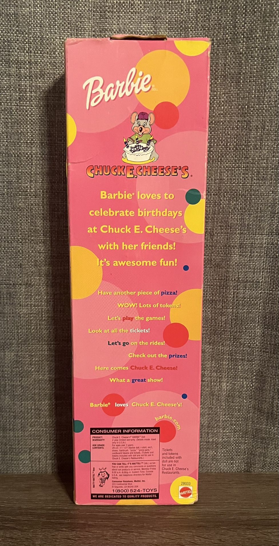 Chucky Cheese Barbie Collectibles & Art